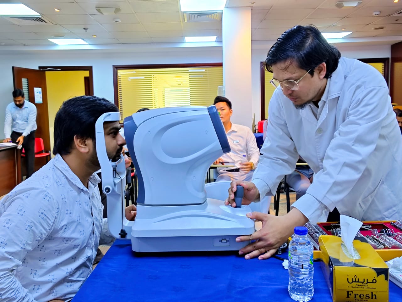 Eye Check-up Session for Staff