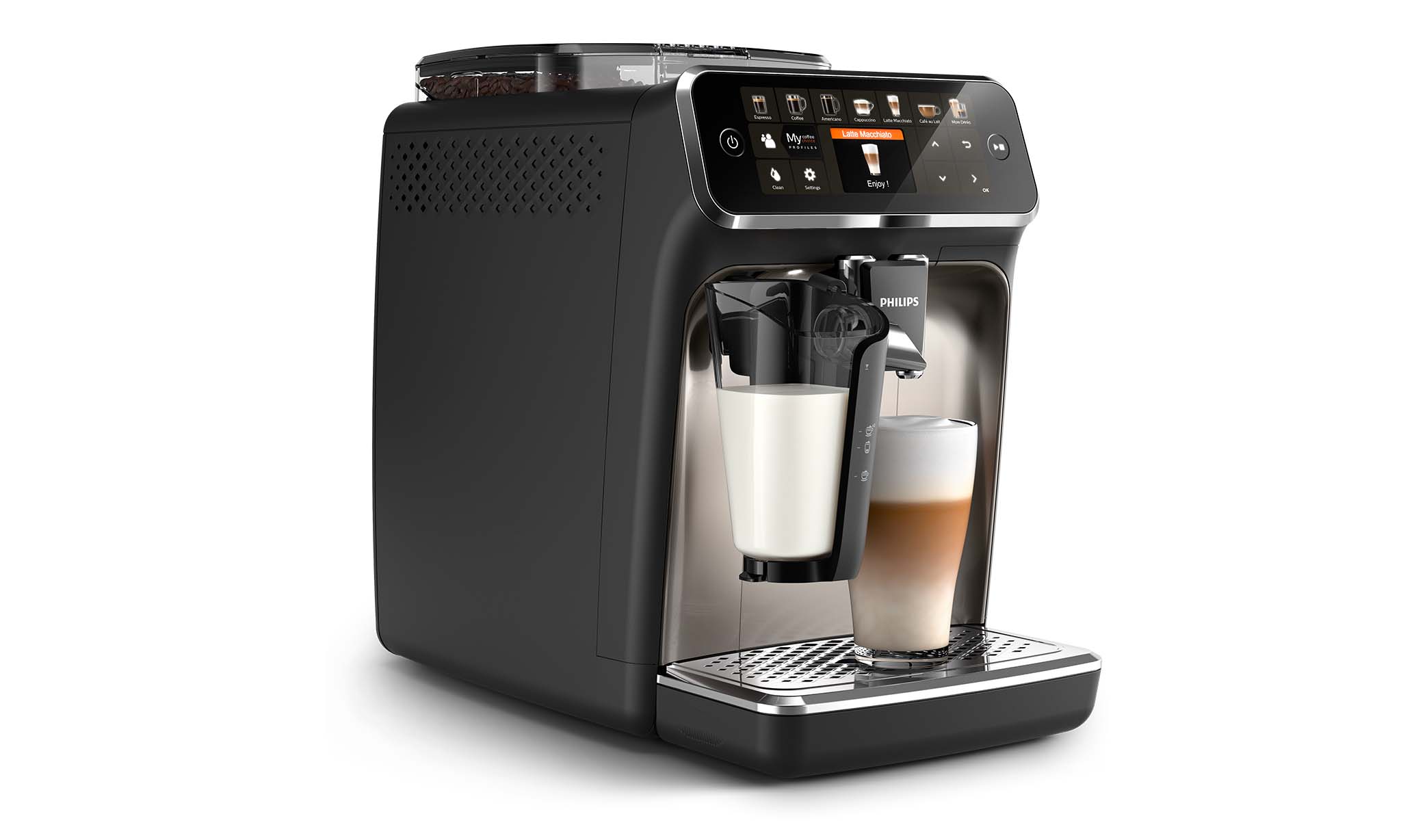 Автоматическая кофемашина philips 4300 series. Ep5447 LATTEGO Philips чертеж. Philips ep4346/70. Philips 5400 LATTEGO ep5447/90 цены.