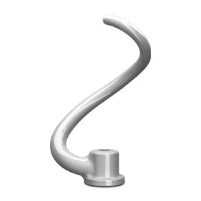 KitchenAid Dough Hook for Large Bowl-Lift Mixers - White Coated