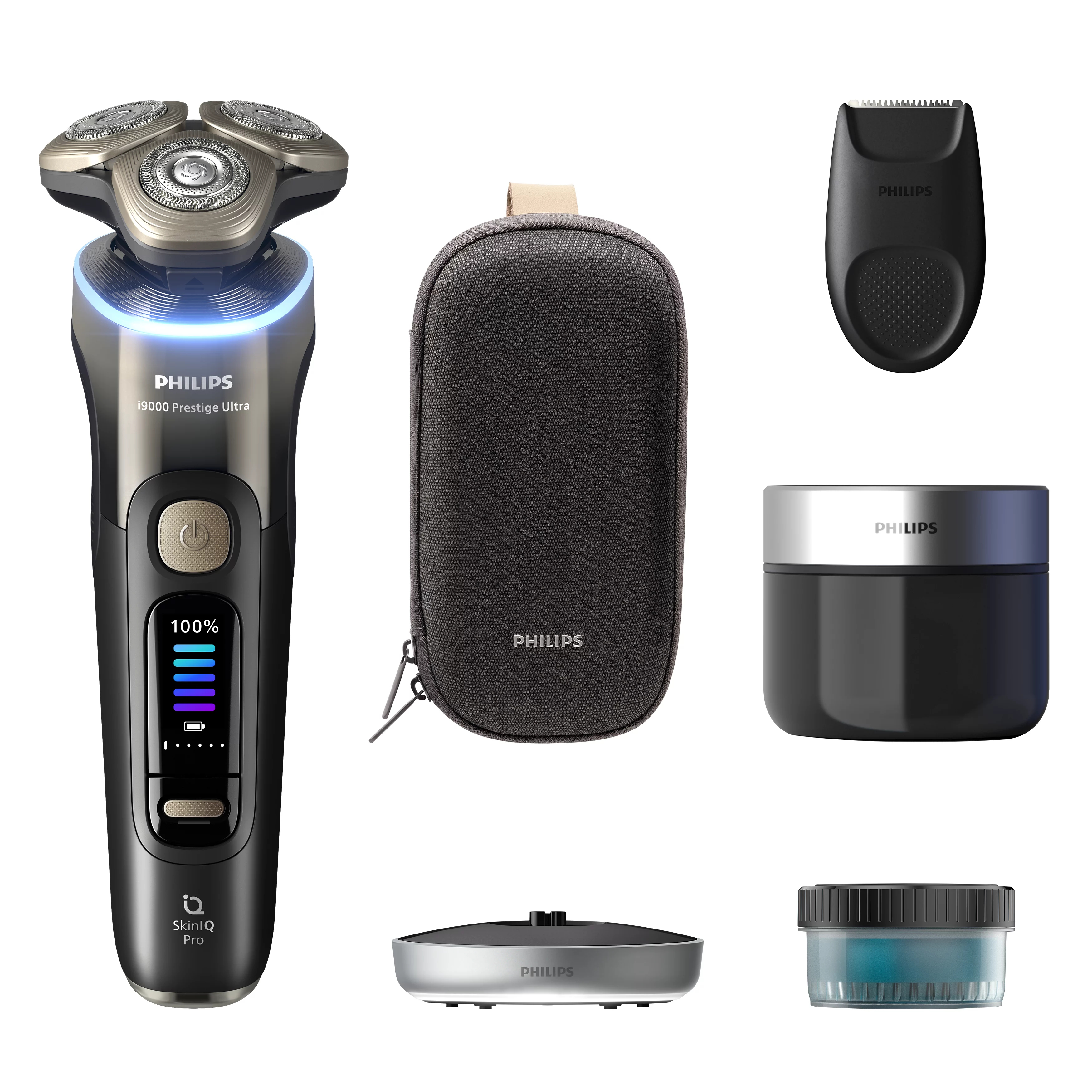 Philips i9000 Prestige Ultra Wet and Dry Electric Shaver with SkinIQ Pro